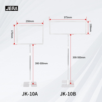Penyangga Poster dengan Ketinggian yang Dapat Disesuaikan, Penyangga Tanda Teleskopik, Penyangga Tanda Berdiri untuk Display Ritel Supermarket
