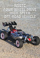 HOSHI Nouvelle version N517C Frenzy, camion RC 4x4 sans balais à l'échelle 1/12, haute vitesse 70 km/h, version châssis