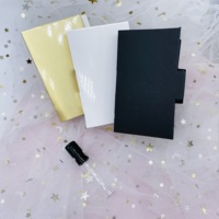 Flacon diffuseur de parfum en verre transparent de 2 ml, mini-boîte d'échantillons, format de poche, pour échantillons de parfum
