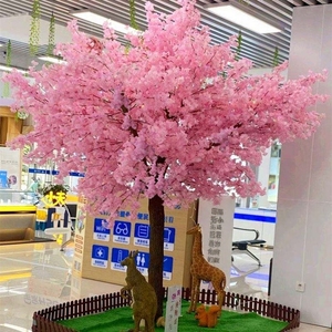 Árbol de flor de cerezo llorón blanco Ramas de imitación de 5 pies para decoración de bodas, centros de mesa y uso en interiores - Product Image 2