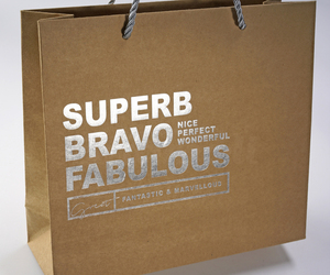 Túi Giấy Kraft Màu Nâu Tùy Chỉnh Có Logo Lá Bạc Túi Vận Chuyển Thủ Công Tùy Chỉnh Có Tay Cầm Kéo - Product Image 3