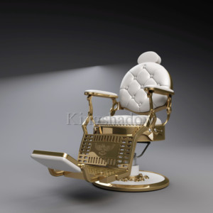 Sedia da parrucchiere nera e dorata sedia da parrucchiere per <span class=keywords><strong>barbiere</strong></span> attrezzatura da <span class=keywords><strong>barbiere</strong></span> da uomo mobili da salone - Product Image 3