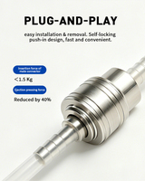 Raccord rapide SH pour tuyau de compresseur d'air, connecteur pneumatique à une touche, raccord rapide BSPP pour pneumatique