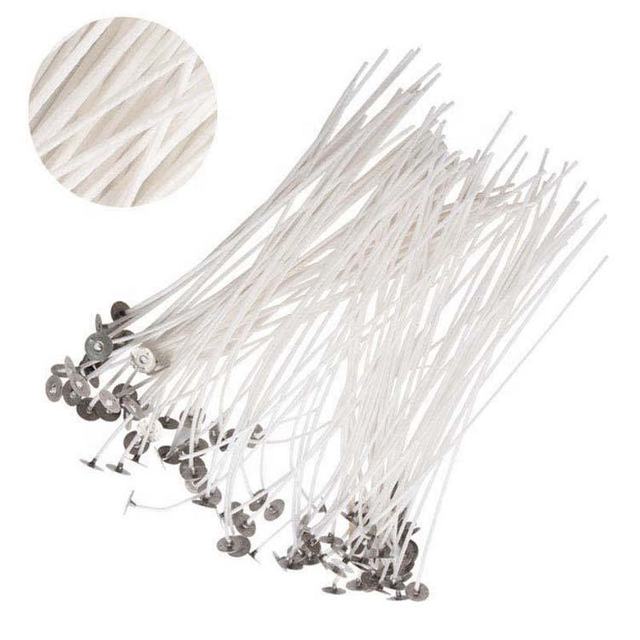 High Quality Natural Soy Wax Paraffin Bees Wax Cotton Candle Wick for Candle Making DIY for Sale