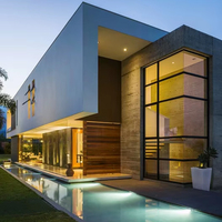 Casa Prefabricada, Villa Moderna de Lujo, Construida con Panel Sándwich de Cemento EPS