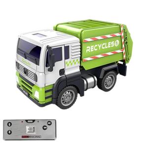 1:64 RC Pocket Size Micro <strong>Mini</strong> Car Toys with Remote Control <strong>Garbage</strong> <strong>Truck</strong> Vehicles for Kids Toys - Product Image 1