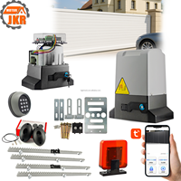 750W moderne industriel porte coulissante moteur clavier intelligent voyant d'avertissement 1500KG capacité 4m 12mm crémaillère Tuya WiFi contrôle Villas