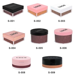 Etiqueta privada vegana caliente personaliza tu propio logotipo buena calidad maquillaje impermeable cosmético suelto <span class=keywords><strong>iluminador</strong></span> en polvo - Product Image 6