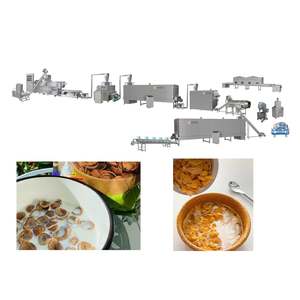 Ligne <span class=keywords><strong>de</strong></span> production complète <span class=keywords><strong>de</strong></span> <span class=keywords><strong>flocons</strong></span> <span class=keywords><strong>de</strong></span> maïs croustillants, machine à floconner à la vapeur <span class=keywords><strong>de</strong></span> maïs 120-300 kg/h - Product Image 3