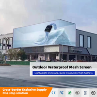 Mur vidéo LED transparent modulaire personnalisé P3.91~P15 500x500mm à raccordement sans soudure pour la publicité extérieure sur bâtiments et la publicité intérieure dans les centres commerciaux
