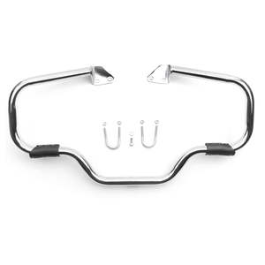 Protector de motor de barra de choque de bigote delantero de acero sólido para motocicleta <span class=keywords><strong>Harley</strong></span> <span class=keywords><strong>Davidson</strong></span> Dyna 2000-2017 - Product Image 3