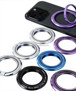 ที่วางโทรศัพท์แบบวงแหวนแม่เหล็ก ปรับหมุนได้ 360 องศา วัสดุอลูมิเนียมอัลลอยด์ ใช้ตั้งโต๊ะได้ พกพาสะดวก ใช้ได้กับโทรศัพท์ทุกรุ่น - Product Image 4