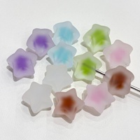 Perles d'espacement en acrylique en forme de cœur, givrées, remplies de bonbons, style Kawaii, pour la création de stylos perlés et la décoration de sacs mobiles