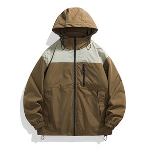 Veste à capuche trois-en-un pour l'extérieur, idéale pour le camping en automne et en hiver, en velours chaud, confortable et tendance, un vêtement indispensable. - Product Image 3