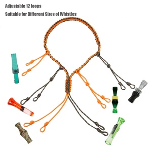 Cordón <span class=keywords><strong>de</strong></span> llamada <span class=keywords><strong>de</strong></span> pato con 12 anillos extraíbles Collar <span class=keywords><strong>de</strong></span> caza Paracord llamadas <span class=keywords><strong>de</strong></span> ganso para patos depredadores silbato <span class=keywords><strong>de</strong></span> <span class=keywords><strong>perro</strong></span> accesorios <span class=keywords><strong>de</strong></span> caza - Product Image 4