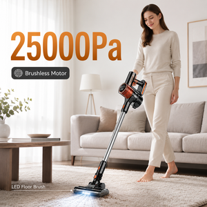 OEM ODM Cordless <b>Vacuum</b> Cleaner 25000Pa Brushless Motor HEPA Filter LED Floor Brush Household <b>Portable</b> Hand Held Battery Powered - Product Image 1
