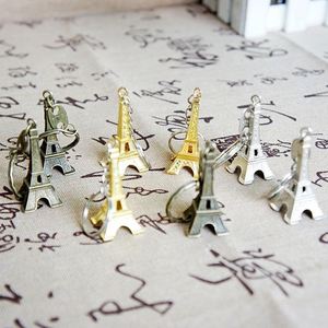 Porte-clés en métal rétro <span class=keywords><strong>3D</strong></span> coloré en forme de Tour Eiffel, souvenir de voyage à <span class=keywords><strong>Paris</strong></span>, cadeau pour couple et ami - Product Image 2