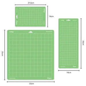 Alas potong lengket fleksibel vinil, tikar potong sendiri kerajinan DIY alat bantu mengajar PVC tikar pemotong untuk ukiran