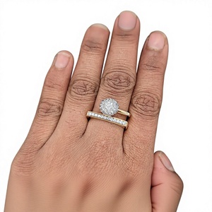 1 Ct Vintage Style Cluster Cut Lab Grown Diamond Engagement <b>Ring</b> IGI Certified 14K Rose Gold Wedding Anniversary Jewelry for - Product Image 4