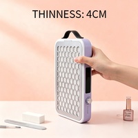 Colector de Polvo Profesional para Uñas con Doble Ventilador Turbo de Alta Potencia de 48W, 2086, 45000 rpm, con 10 Velocidades Ajustables para Salón y Hogar