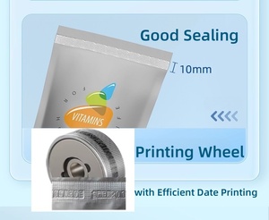 CE-Zertifizierung Automatische kontinuierliche Film versiegelung maschine mit aus gezeichneter Versiegelung für verschiedene Aluminium folie Kraft papier PE-Beutel - Product Image 6