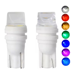 หลอดไฟ LED 12V 2835 SMD T10 แบบลิ่ม 3SMD เซรามิก สำหรับไฟภายในรถยนต์ ไฟแผนที่ ไฟป้ายทะเบียน ไฟข้าง หลายสี - Product Image 1