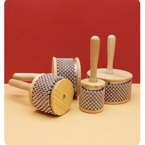 Éducation précoce Xuanran Orff Instruments de musique Bois de pin Bois de hêtre <span class=keywords><strong>Cabasa</strong></span> Orff <span class=keywords><strong>Instrument</strong></span> à percussion Accessoire de musique pour enfants - Product Image 5