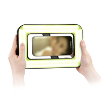 Vloglite lampu Ring LED profesional, lampu cincin LED RGB pencahayaan Video ponsel pintar kamera aksi YouTube Vlog lampu perekam Video rias wajah