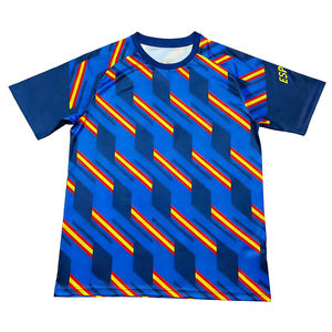 Tenue de football d'été Nouvelle saison 2026 Espagne Ensemble d'entraînement Maillot Col Rond Unisexe Manches Courtes Imprimé Séchage Rapide Uniforme Européen - Product Image 1
