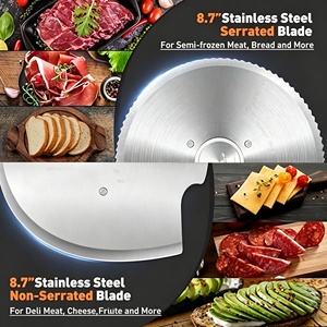 Machine à trancher la viande congelée électrique pour usage domestique, <span class=keywords><strong>prix</strong></span> de gros usine, mini trancheuse alimentaire manuelle - Product Image 2