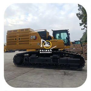 Excavadora de cadenas CAT395 usada en buen estado, 95 toneladas, cucharón de 6 m, motor y bomba originales, maquinaria de construcción - Product Image 1