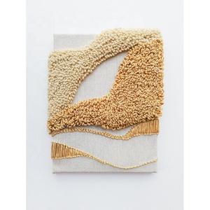 Vải bức tranh nghệ thuật tường trang trí nội thất khung Vintage phong cách hình ảnh sợi tường nghệ thuật vải nghệ sĩ trang trí nội thất - Product Image 2