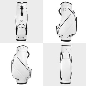 Witte duurzame PU lederen golftas OEM grote capaciteit op maat gemaakte <span class=keywords><strong>golf</strong></span> tourtassen gepersonaliseerde hoogwaardige golftas - Product Image 4