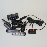 Hochwertige 6LED Not warn gitter Autos eiten markierung leuchte mit Blitz blitz funktion Automatische Außen beleuchtung
