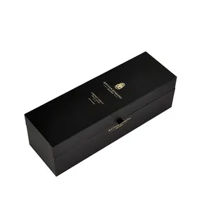 Packprince Custom Own Brand Luxury Magnetic Closure Paper Cardboard Wine Gift Box With Sleeve