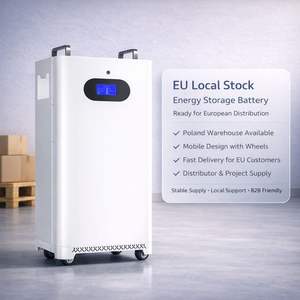 ตู้ยืน LiFePO4 15kWh ใช้แบตเตอรี่51.2V 300Ah มีล้อ CE RS485คลังสินค้าในยุโรป - Product Image 3