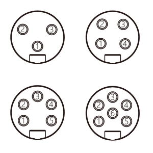 3 4 5 6 Pin Rear Mount 7/8 <b>Power</b> Connector Factory Direct Oem IP67 Automotive Male Usb to 4 Bnc Female IEC Trs 3 - Product Image 6