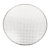 Grille de barbecue ronde en fil métallique en stock pour accessoires de cuisson en extérieur