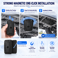 Traceur GPS magnétique sans fil HB-209A pour véhicules, actifs, flottes, conteneurs, suivi en temps réel 4G+2G, longue durée de vie de la batterie