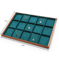 FADELI PACKING Promotion : Boîte de rangement et de présentation en bois peint, économique mais luxueuse, pour bagues, colliers ou boucles d'oreilles