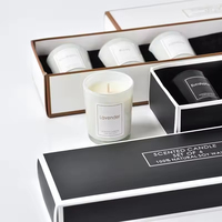 Coffret cadeau personnalisé de luxe, marque privée, Saint-Valentin, Diwali, mariage, bougie en cire de soja, emballage, boîte, sacs, logo, fait main