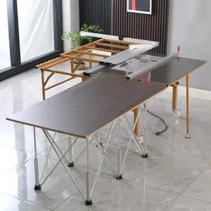 JIALING-tabla deslizante de corte de madera JT390, sierra de mesa deslizante para corte de madera, mesa de carpintería
