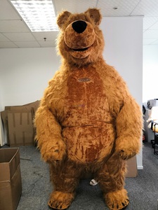 <span class=keywords><strong>Costume</strong></span> de <span class=keywords><strong>mascotte</strong></span> d'<span class=keywords><strong>ours</strong></span> de personnage gonflable en peluche gonflable <span class=keywords><strong>costume</strong></span> de <span class=keywords><strong>mascotte</strong></span> d'<span class=keywords><strong>ours</strong></span> brun pour adultes - Product Image 2