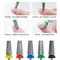 Vente en gros de meilleures ventes de fraises à ongles électriques pour la manucure professionnelle, 5 en 1, forets à ongles en carbure de tungstène