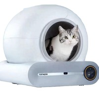 Litière Intelligente Électrique Automatique pour Chat, Nettoyage Automatique, Facile à Nettoyer, Contrôle des Odeurs, Écologique, Vente en Gros Usine