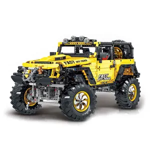High Speed 1:8 Model Car Blocks Off Road Car Building Block Toy Set DIY Assembly Off-road Vehicle Toys