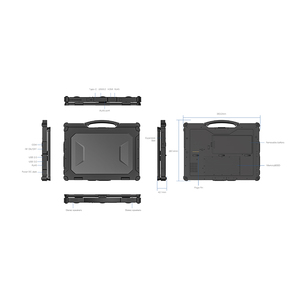 Portátil robusto de 14 pulgadas con <span class=keywords><strong>Windows</strong></span>, procesador i5 1235U, 16 GB de RAM, 256 GB de SSD, se puede actualizar a 1 TB - Product Image 6