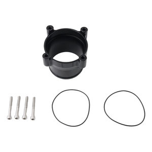Adaptador de cuerpo de aceleración universal de aluminio Aosu de 74 mm para tubo de 3.0 pulgadas, mejora de perno frontal, nuevo de alta calidad TBP036-BK - Product Image 1