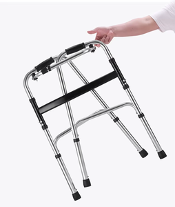 Walker Lipat Ringan untuk Luar Ruangan, Alat Bantu Jalan yang Tahan Lama dan Dapat Disesuaikan Tingginya untuk Rehabilitasi Lansia - Product Image 2