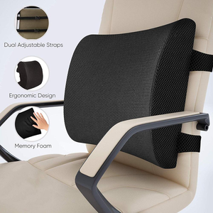Saien Premium Pain Relief,Memory Foam Back <strong>Support</strong> <strong>Cushions</strong> Lumbar Back Car <strong>Sofa</strong> <strong>Cushion</strong>// - Product Image 1